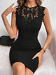 Women's Lace Panel Bodycon Dress –  Evening Cocktail Party Dress