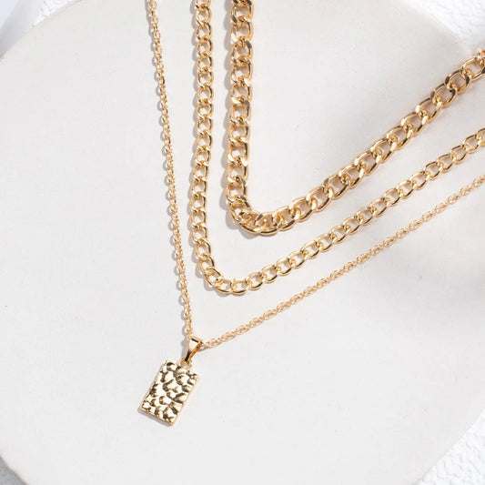 Bolted Brilliance Chain Lariat