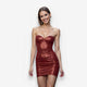 Strapless Bodycon Midi Dress – Elegant Slim-Fit Party Dress for Women UK