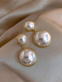 Crystal & Pearl Stud Earring Set – Rhinestone Earrings for Women.