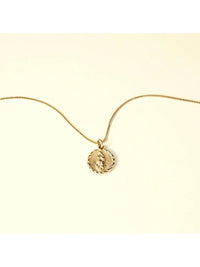 Gold-Plated Lady of Guadalupe Pendant Necklace – Adjustable Chain - Women's Faith-Inspired Jewellery"