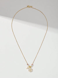 "Handmade Tri-Color Beaded Cross Pendant Necklace – Catholic Benedict Cross Jewellery, Perfect Gift for Women.