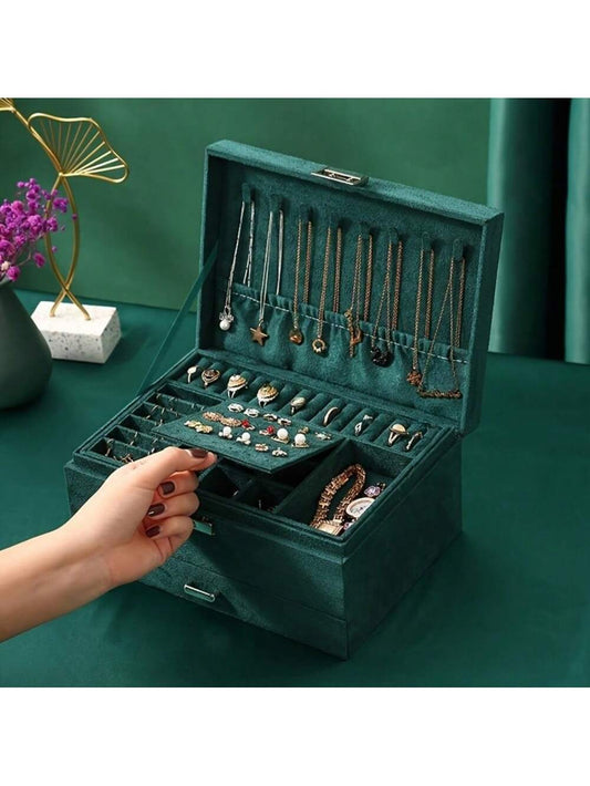 Jewelry Box – Multi-Drawer Storage Organizer for Rings, Earrings, Necklaces & Bracelets