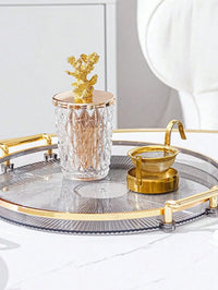 Aesthetic Desktop Organizer Tray – For Makeup, Perfume & Home Decor