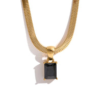 Globe charm necklace