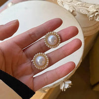 Bohemian Pearl Studs