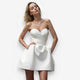 Strapless Puff Sleeve Mini Dress –Trendy Party Dress for Women UK