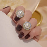 Bohemian Pearl Studs