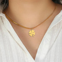 Four-Leaf Clover Necklace