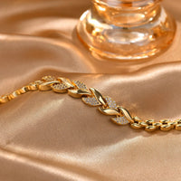 18k Gold Golden Allure Bridal Chain Necklace for Elegant Weddings