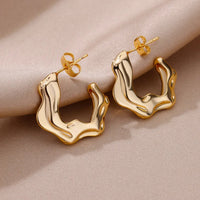Hailey Gold Earrings –  Gold-Plated Jewelry