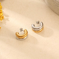 C-shaped Titanium Steel Earring
