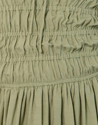 Rasmil Sage Green Bubble Mini Dress – Women's Party Dress