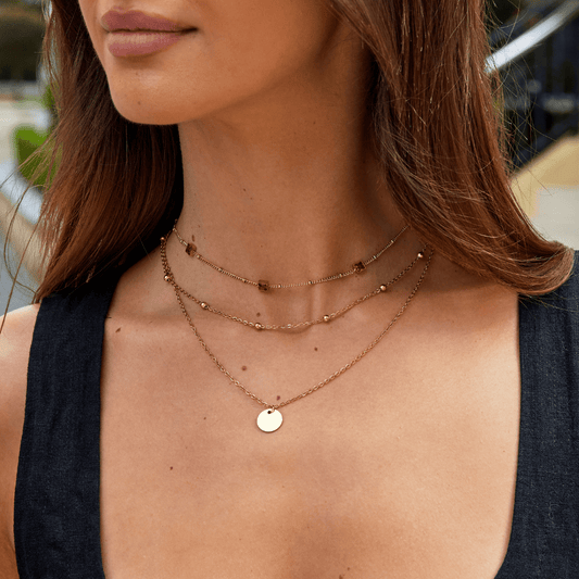 18K Alberta Red Crystal Necklace