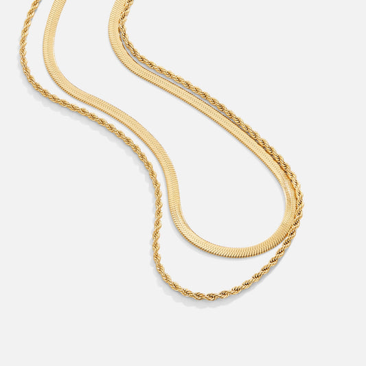 18K Gold Alexandra Layered Necklace