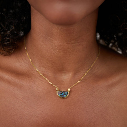 18K AMALFI TURQUOISE SHELL NECKLACE
