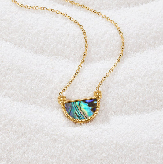 18K AMALFI TURQUOISE SHELL NECKLACE