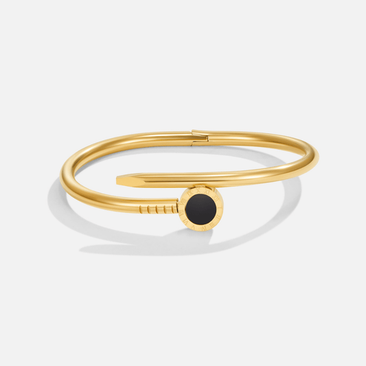 18K Gold Amanda Nail Bangle