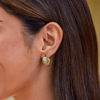 18K Bohemia Gold Cat Eye Earrings – Gemstones