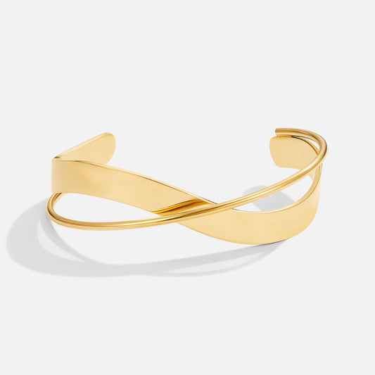 18K Gold Eve Bangle – Elegant Gold Bangle