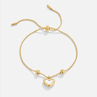 18K Gold Forever Love Heart Bracelet