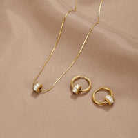 18K Gold Gigi Crystal Hoop Earrings