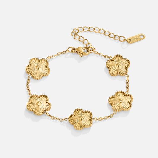 18K GOLDEN CLOVER BRACELET