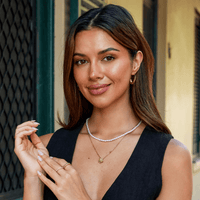 18k Golden Rose Pendant Necklace – A Timeless Bloom in Gold