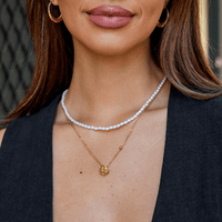 18k Golden Rose Pendant Necklace – A Timeless Bloom in Gold