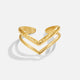 Harper Layered Wrap Ring – Elegant 18k Gold Design