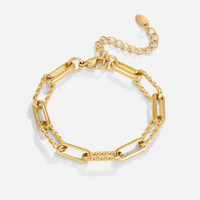 Chunky Chain Bracelet – Bold Gold-Plated Chain Bracelet