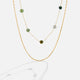18K Gold Layered Alana Stone Necklace