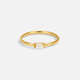18K Leonore Baguette Crystal Ring