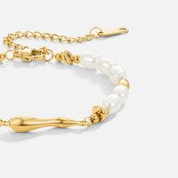 18K Gold Lovina Freshwater Pearl Bracelet