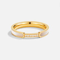 18K PEARL CRYSTAL RING