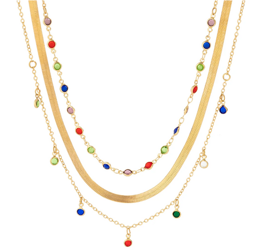 Sunny Stones Necklace Set