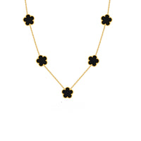 Blossom Noir Shell Choker