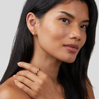 18K Gold Royal Blue Adeline Crystal Ring