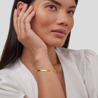 18K SARYA SNAKE CHAIN GOLD BRACELET
