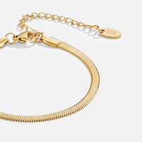 18K SARYA SNAKE CHAIN GOLD BRACELET