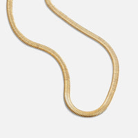 18K SARYA SNAKE CHAIN GOLD NECKLACE