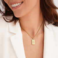 18K Gold-Plated Sun Tarot Pendant Necklace
