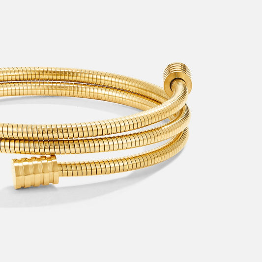 18K Gold Twisted Bracelet